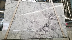 Super White Brazil Quartzite Solid Slab