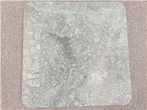 Square Empress Green Marble Coffee Table Top For Cafe Shop