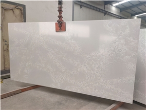 Top March Quartz Stone Slabs Made In Malaysia Factory