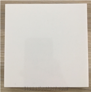 Pure White Artificial Engineered Marble Tiles & Slabs