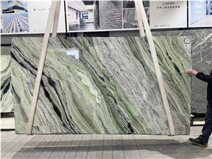 Grace Green Marble For Dining Table Tops