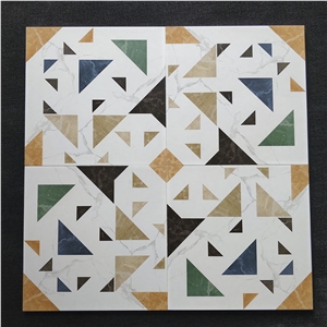 Color Geometric Mosaic Floor Tile Wholesale