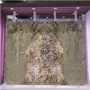 Book Match Slab Translucent Alpinus Super Crystal Quartzite