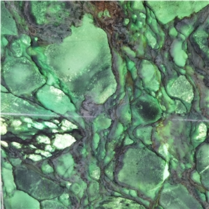 Emerald Green Quartzite Backlight Led Brazilian Exotic Stone