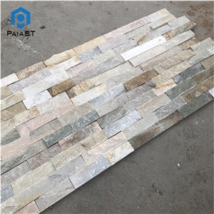 Multicolor Slate Veneer- Natural Exterior Wall Panel- Slate Stone