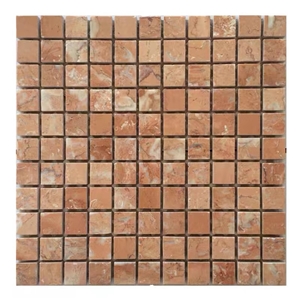 Natural Roso Alicanta Marble Mosaic Tile For Wall & Floor
