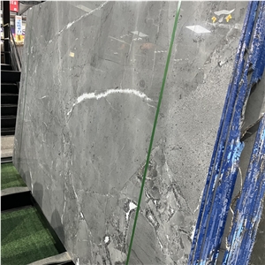 Wholesale Grey Marble With White And Black Veins Slabs Tiles