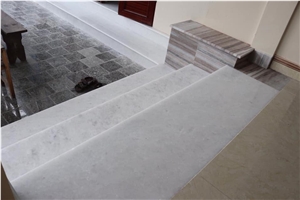Natural Crystal White Marble Tile 40 X 80 X 3Cm