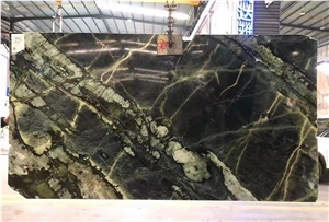 Verde Alpi Dark Marble Slabs & Tiles