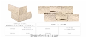 Crema Limestone Wall Panel Ledge Stone