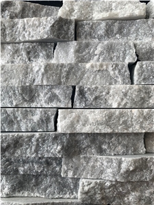 Platinum Split Face Mesh Wall Stone Mosaic Tiles