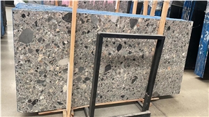 Grey Stone Slab Ceppo Conglomerate Slab For Floor Tile