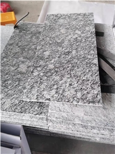Interior Stone Floor Thin Tile Granite Wave White Bath Tile