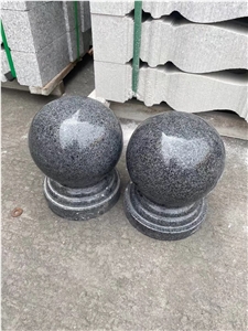 Outdoor Stone Car Parking Ball Granite G654 Parking Barriers