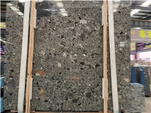 Stone Ceppo Grigio Conglomerate Slab For Floor Tile
