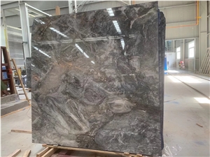 Stone Grey Mystic Slab Marble Serpentine Slab For Wall Tile