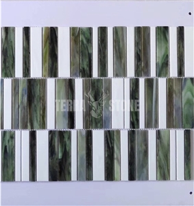 3Mm 4Mm 5Mm Thickness Stained Glass Mosaic Tiles