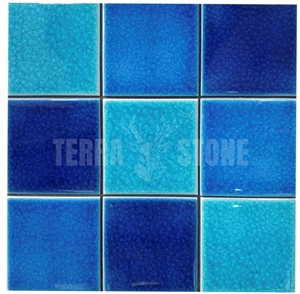 Cheap Swimming Pool 300X300mm Ceramic Mosaic Tile Floor