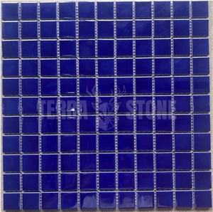 Mixed Color Blue Ceramic Green Mosaic Tile Swimming Pool