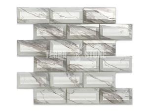 Modern New Design 3X6 Glass Subway Mosaic Tile