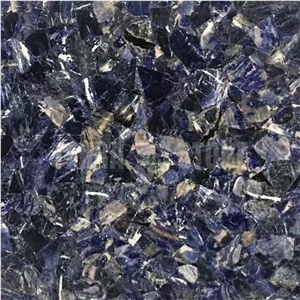 Semiprecious Stone Slab Sodalite Blue Jasper Stone Panels