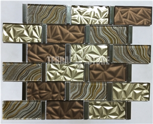 Wall Backsplash Decor 300X300 Subway Tile Glass Mosaic