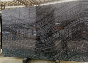 Ancient Wood Grain Marble Slab And Tile Polished For Wall