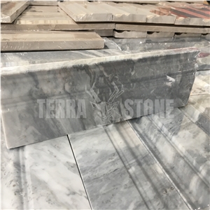 Bardig Carrara Gray Marble Baseboard Floor Trim Wall Molding