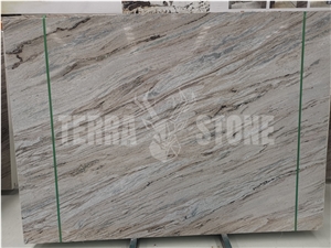 China Brown Sands Marble Slab And Tile Polished For Wall