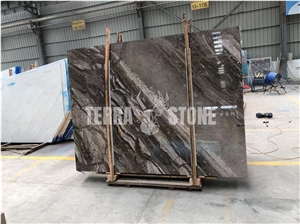Chinese Venice Brown Marble Slabs For Hotel Projects