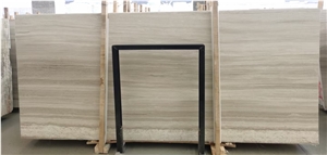 Chinese White Wood Marble For Hotel High-End Apartment