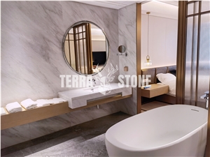High Quality Natural Stone Slab Oriental White Marble Tile