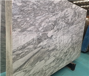 Italy Floor And Wall Tiles Polished Arabescato White Marble