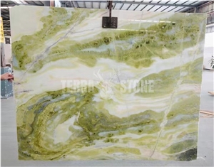 Luxury China Dreaming Green Marble Slabs And Tiles