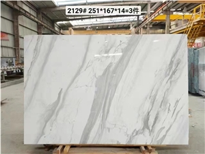 New Quarry Volakas White Marble Slabs