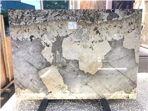 Pandora Granite Slab Brazil White Crystal Stone Wall Tiles
