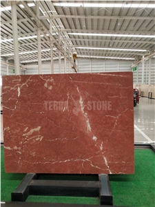 Red Line Jade Marble Slab, China Coral Red Marble