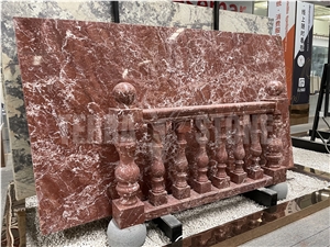 Red Marble With White Veins Slabs And Tiles