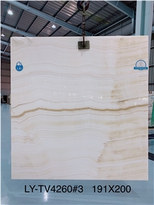 High Quality Polished Ivory Onyx For Wall Background