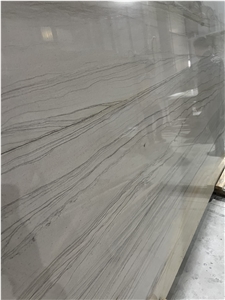 High Quality Polished Piano Grey Quartzite Slabs