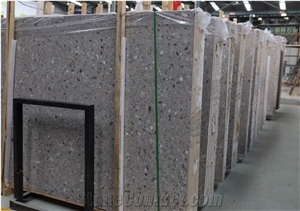 Concrete Grey Terrazzo Cement Floor Commercial Solid Surface