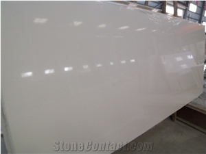 Super Pure White Quartz Artificial Marble Engineer Stone