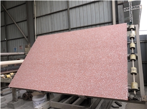 Wholesale Diamond Pink Terrazzo Red Terrazzo Solid Stone