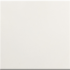 Plain White Artificial Marble Engineered Stone Slabs