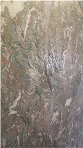 Brown/Green Marble Vasailles Polished And Leathered Tiles