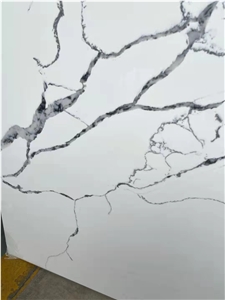 Calacatta New Design Quartz Stone Slab For Kitchen Top
