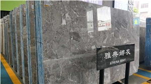 Athena Grey Marble Slabs Floor Tile For Project