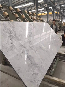 Calacatte Grey Marble Polished Slab For Hotel Floor Tile