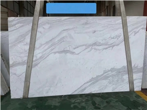 Greece Volakas White Marble Slab Wall Tiles