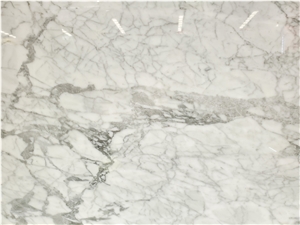 Italy Statuario White Marble Calacatta Marble Slab Tile